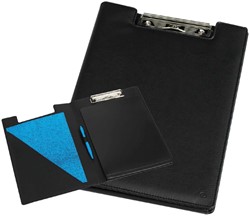Porte-bloc à rabat Rillstab 98850 similicuir de luxe noir