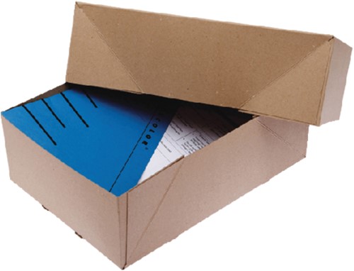 Boîte télescopique CleverPack A4 307x220x108mm p/1000fls brun 10 pièces