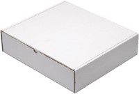 Boîte postale CleverPack carton ondulé 330x300x80mm blanc 5 pièces
