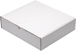 Boîte postale CleverPack carton ondulé 330x300x80mm blanc 5 pièces