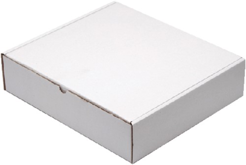 Boîte postale CleverPack carton ondulé 330x300x80mm blanc 5 pièces