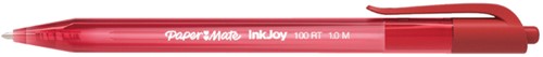 Stylo bille Paper Mate Inkjoy 100RT Medium rouge