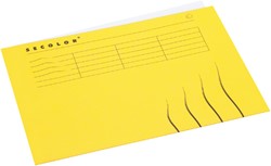 Chemise Secolor A4 100% carton recyclé 250g jaune