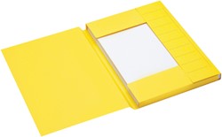 Chemise Secolor A4 3 rabats carton 100% recyclé 250g jaune