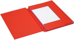 Chemise Secolor Folio 3 rabats carton 100% recyclé 250g rouge