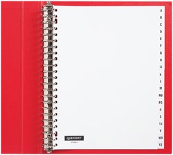 Intercalaire Quantore 23 perforationns 20 onglets A-Z PP blanc