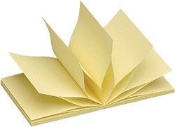 Bloc-mémos Quantore Z-Notes 76x76mm jaune