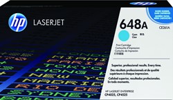 Cartouche toner HP CE261A 648A bleu