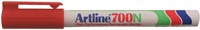 Marqueur Artline 700 ogive 0,7mm rouge-2