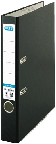 Classeur à levier Elbar Smart Original A4 50mm carton noir marbré-2
