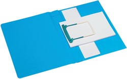 Chemise Clipex Secolor Plus A4 carton 100% recyclé 250g bleu