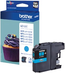 Cartouche d’encre Brother LC-123C bleu