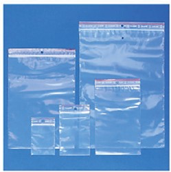 Sachet d’emballage IEZZY grip refermable 80x120mm 50mu 100 pièces