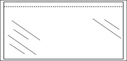 Paklijstenvelop CleverPack zelfklevend onbedrukt 230x110mm pak à 100st