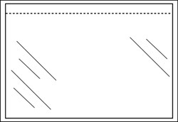 Enveloppe note d’expédition CleverPack autocollant uni 230x155mm 100 pièces