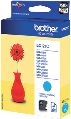 Cartouche d’encre Brother LC-121C bleu
