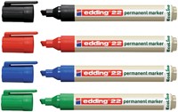 Marqueur edding 22 EcoLine biseau 1-5mm noir-2