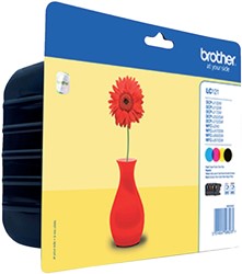 Cartouche d’encre Brother LC-121VALBP noir+3 couleurs