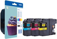 Cartouche d’encre Brother LC-123RBWBP 3 couleurs