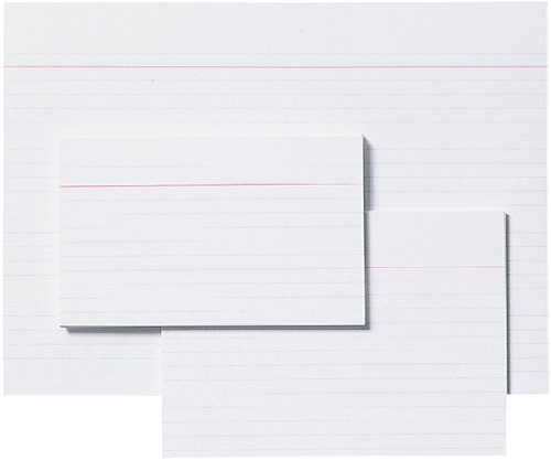 Fiche Système Aurora 150x100mm ligné + marge en-tête 210g blanc 100 feuilles-3