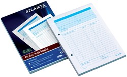 Bons de commande Djois Atlanta A5 50x2 feuilles carbone blanc