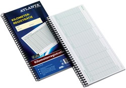 Carnet Suivi kilométrique Djois Atlanta 40x 2 feuilles à spirale