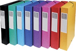 Boîte de classement à élastique Exacompta A4 60mm 600g assorti