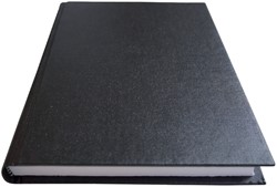 Cahier Qbasic couverture rigide A5 400 pages ligné noir