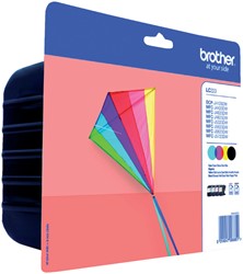 Cartouche d’encre Brother LC-223VALBP noir + 3 couleurs