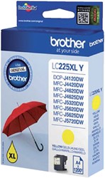 Cartouche d’encre Brother LC-225XLY jaune