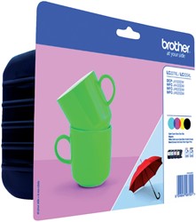 Cartouche d’encre Brother LC-227XLVALP noir+3 couleurs