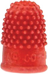Doigtier de comptage Ø14mm rouge 20 pièces