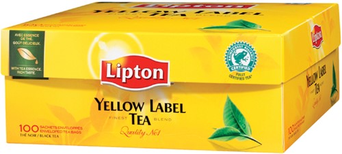 Lipton Yellow Label sans enveloppe 100x 1,5g