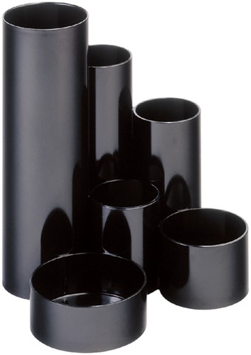 Pennenkoker MAUL Tubo zwart 6-vaks Ø150x125mm