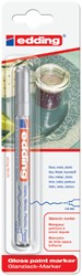 Marqueur peinture edding 780 à base d'huile 0,8mm argent blister 1 pièce