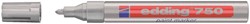 Marqueur peinture edding 750 à base d'huile 2-4mm argent