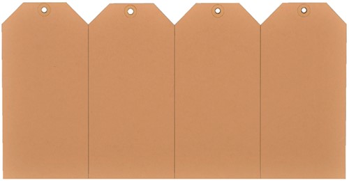 Label karton nr 7 200gr 65x130mm chamois 1000 stuks-2