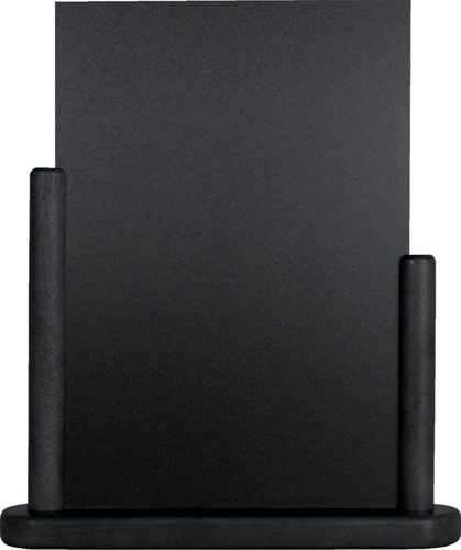 Ardoise de table Securit 230x200x60mm bois noir-2