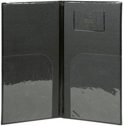 Porte-addition Securit espace pour argent + carte noir