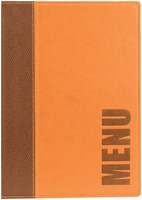 Protège-menu Securit Trendy A5 1x 2 pochettes brun-2