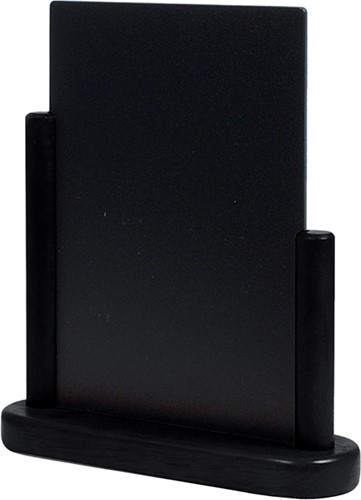 Ardoise de table Securit 230x200x60mm bois noir