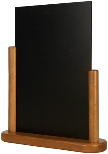 Ardoise de table Securit 323x270x71mm bois teck