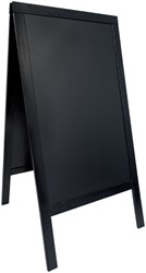 Panneau trottoir Securit 700x1250x40mm bois noir