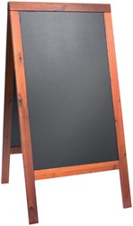 Panneau de trottoir Securit 700x1250x40mm bois acajou