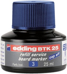 Encre marqueur edding BTK25 pour tableau blanc bleu
