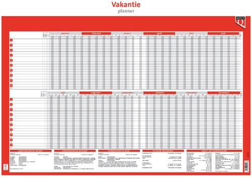 Planning vacances 2027 Quantore