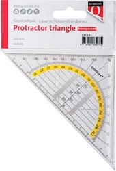 Equerre géométrique Quantore 140mm transparent