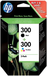 Cartouche d’encre HP CN637EE 300 noir+couleur