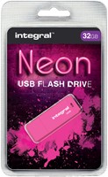 Clé USB 2.0 Integral Neon USB-A 32Go rose