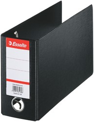 Classeur bancaire Esselte 16x28cm 80mm PP noir